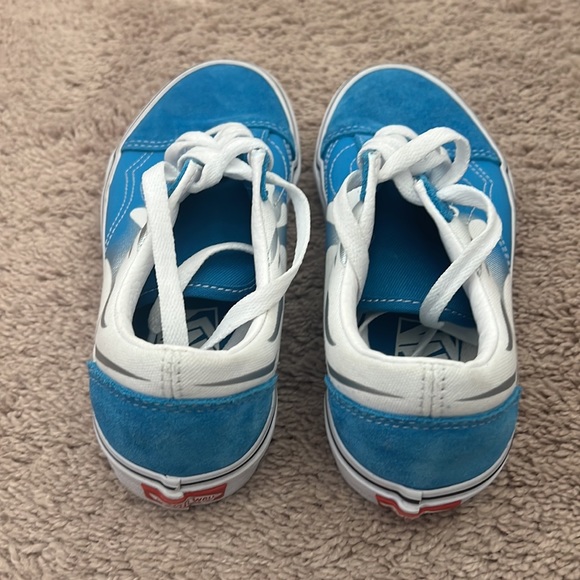 (Flame) Meditrraninbltwht Old Skool Vans - Picture 3 of 4